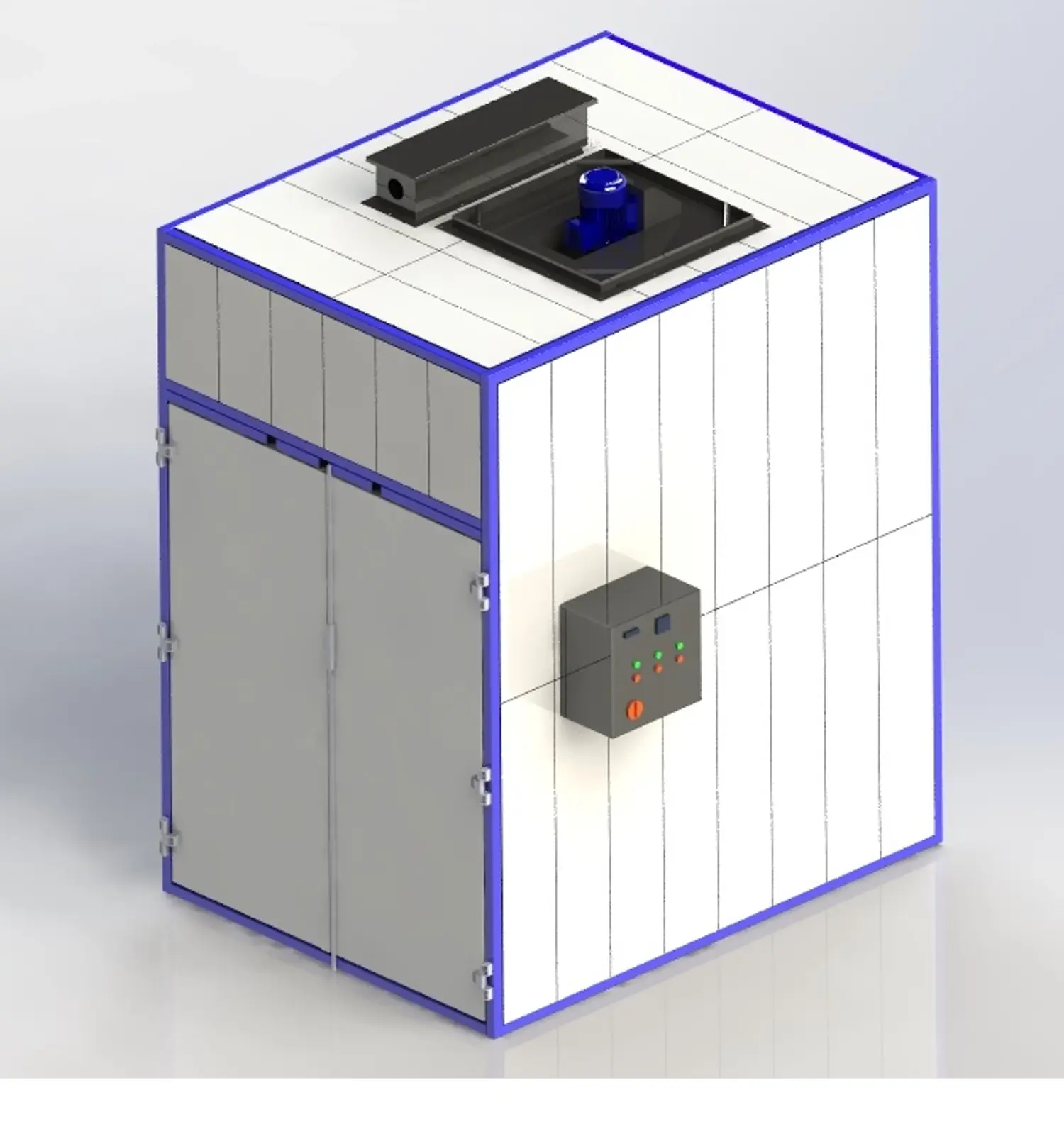 Elektryczny piec polimeryzacyjny GWO-MAL – model 3D